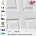 JHK-010 Saudi Arabia Manufacture Classical Popular Rut Model School Furniture MDF White Primer Door Skin